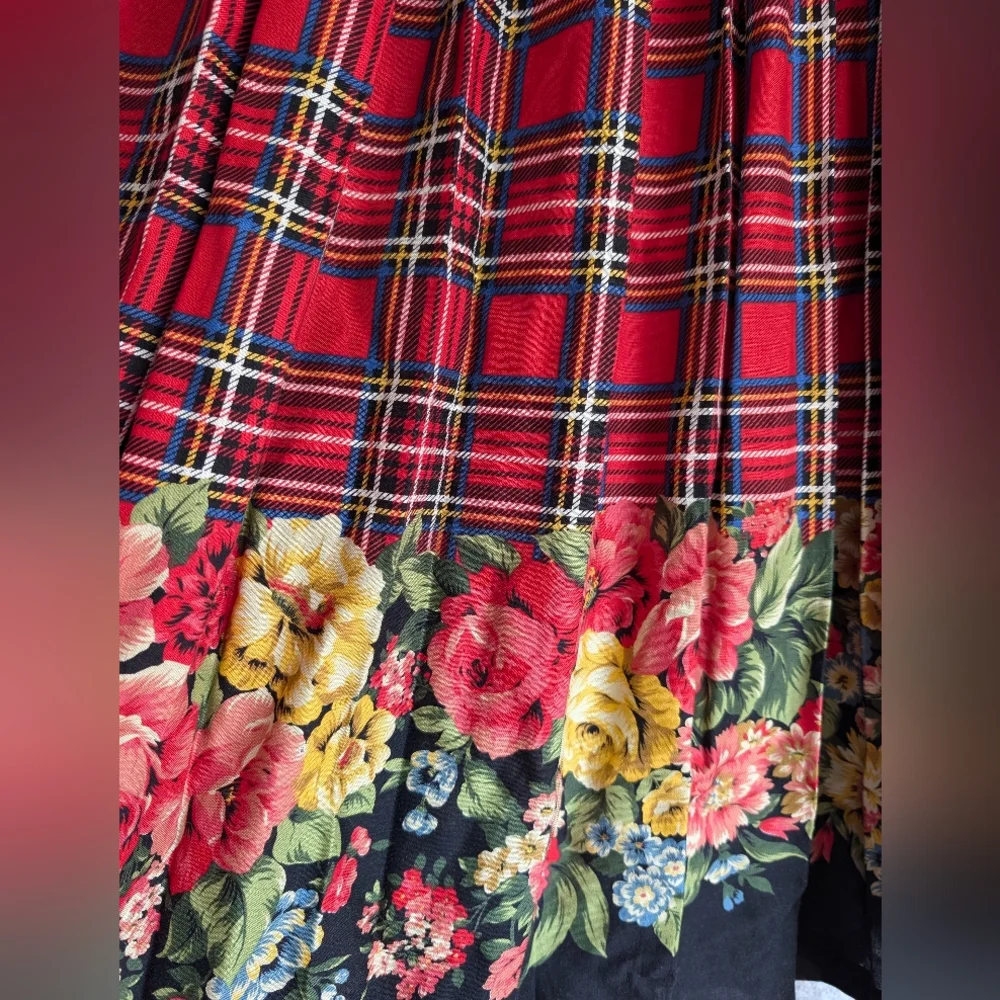 Vintage Marisa Christina Classic Plaid Skirt